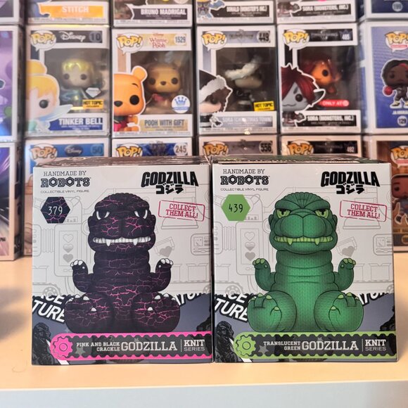 HMBR Translucent Green 439 + Pink & Black Crackle Godzilla 379 BUNDLE NYCC 2025